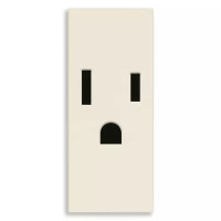 Vimar Розетка SICURY 2P+T 15A USA конопляная, 30242.C