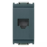 Vimar Розетка для штекера RJ11 серая, 16335