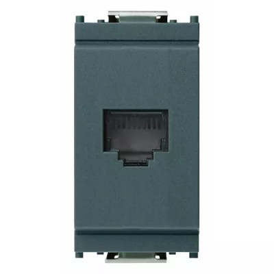 Vimar Розетка для штекера RJ11 серая, 16335