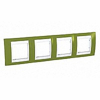 ХАМЕЛЕОН РАМКА 4-постовая, горизонтальная, БЕЛЫЙ/ ФИСТАШКОВЫЙ
