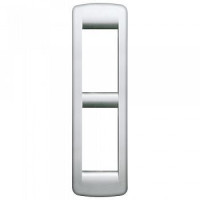 Vimar Накладка на 2 модуля RONDO для панелей металл металлик серебрянный, 16784.21