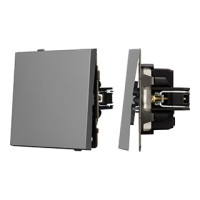 054056 - Механизм выключателя одноклавишный перекрёстный SWT-TENDO-MKX1-PL-GR (230V, 10A) (Arlight, -)