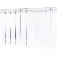 STOUT ALPHA 500 10 секций радиатор биметаллический боковое подключение (белый RAL 9016)