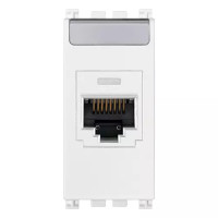 Vimar Розетка RJ45 PANDUIT CAT 5E UTP T568A/B, белая, 19340.1.B