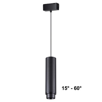 Novotech 358533 SHINO NT21 047 черный Трековый светильник для низковольного шинопровода, длина провода 1м IP20 LED 4000K 30W 48V KIT