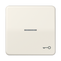 Клавиша с окошком и символом "ключ" для выключателей с подсветкой; слоновая кость, CD590KO5T Клавиша с окошком и символом "ключ" для выключателей с подсветкой; слоновая кость, CD590KO5T