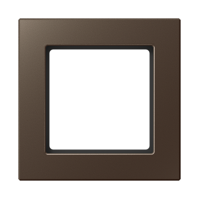 Рамка для вертикальной и горизонтальной установки, 1 пост; дюропласт; мокко; A CREATION, AC581MO