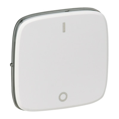 Legrand Valena ALLURE.Лицевая панель для выключателя двухполюсного.Белая, 755125