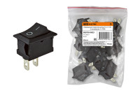 Клавишный переключатель YL-211-05 черный 2 положения 1з TDM Electric, SQ0703-0023