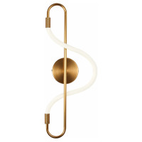 ST LUCE SL6102.301.10 Светильник настенный ST-Luce Латунь/Белый LED 1*10W 4000K