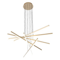 ST LUCE SL394.223.06 Светильник подвесной ST-Luce Матовое золото/Белый LED 6*16,6W 4000K