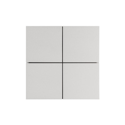 INTELLIGENT ARLIGHT Кнопочная панель KNX-304-23-IN Silver (BUS, Frameless) (IARL, IP20 Металл, 2 года), 039662