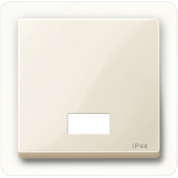 SM Клавиша 1-ная с окошком IP44, беж.