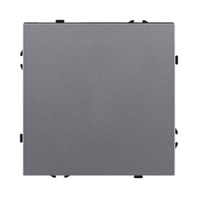 Выключатель 1-клавишный 10А/250В, серый Kollinger Eclipse EC-001GY