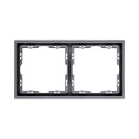 Рамка 2-постовая, серый Kollinger Eclipse EC2GY