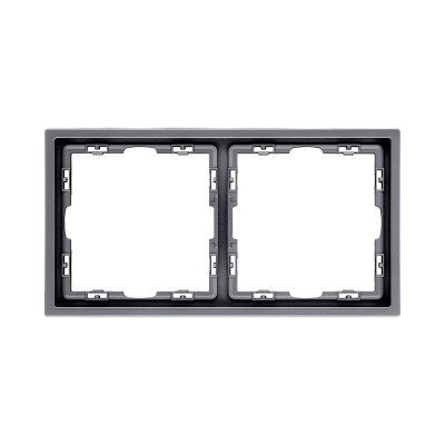 Рамка 2-постовая, серый Kollinger Eclipse EC2GY