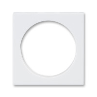 ND5519H-B500 03 - Сменная панель ABB Levit на розетку с заземлением белый - 2CHH190500B8003