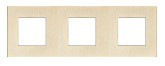 FD01703BB Fede Fede SOHO Рамка 3-ная,  Brushed Brass