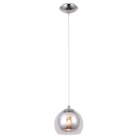 Arte Lamp RASTABAN, Подвес, цвет арматуры - ХРОМ, цвет плафона/декора - ХРОМ, 1х60W E27, A7984SP-1CC