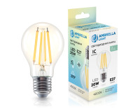 Светодиодная лампа филамент груша A60 E27 20Вт 4000K 270°, AMBRELLA LIGHT, 602014