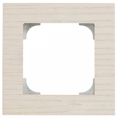 2CLA857100A2001 - Abb NIE Рамка 1-постовая, серия SKY, цвет дерево "белый ясень", ABB