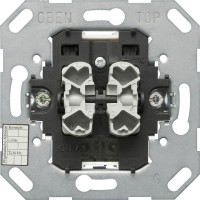 018200 Gira Кнопочный шинный соединитель двухклавишный. 1-полюсный 018200 Gira Кнопочный шинный соединитель двухклавишный. 1-полюсный