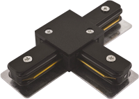 PTR CT-BL Коннектор черный T-обр. Jazzway, 5010857 PTR CT-BL Коннектор черный T-обр. Jazzway, 5010857