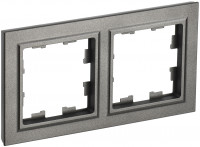BRITE Рамка 2-мест. РУ-2-БрШ шамп. IEK, BR-M22-K37