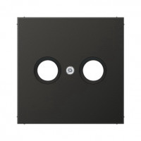 Крышка для телевизионной розетки; термопласт; черный матовый, EP561BFPLTVSWM