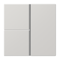 Набор клавиш для сенсорного модуля KNX, тройной, светло-серый, LS403TSALG Набор клавиш для сенсорного модуля KNX, тройной, светло-серый, LS403TSALG