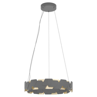 390031 Подвесной потолочный светильник (люстра) ALTAGRACIA, LED 2x35W, 8400lm, H1500, ?615, сталь, ч