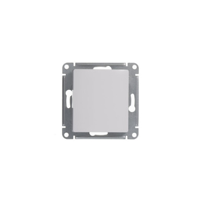 GLOSSA 1-клавишный ПЕРЕКЛЮЧАТЕЛЬ, сх.6, 10АХ, механизм, БЕЛЫЙ