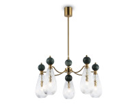 Потолочный светильник с мрамором E14*5, AMBRELLA LIGHT, LH53292