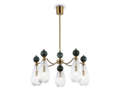 Потолочный светильник с мрамором E14*5, AMBRELLA LIGHT, LH53292