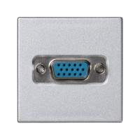 Simon SConnect Плата с разъёмом VGA "мама" (15 конт.), винты, 45х45мм, алюминий, K100B-8