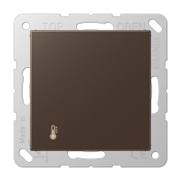 KNX-регулятор с ручкой для установки температуры; мокка, A2178ORTSMO