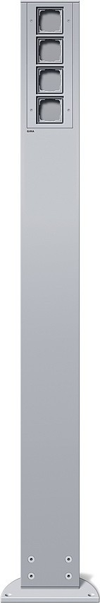 135426 Gira Энергетическая стойка 1400 мм с 4-мя свободными гнездами