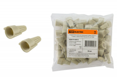 Соединительный изолирующий зажим СИЗ-Л-3 15 мм2 с лепестками белый (50 шт) TDM Electric, SQ0519-0013