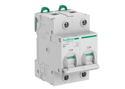 Systeme9 Автоматический выключатель (АВ) 27мм B 63A 2P 10 kA 400В, Systeme Electric, S9H31263