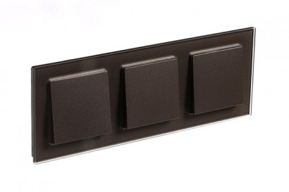 Schneider Electric Schneider Electric Блок: Выключатель 1-клавишный x 4,  серия Atlas Design