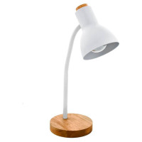 98832 Настольная лампа VERADAL, 1Х40W, E27, B125, H420, основание: ?160, сталь/пластик/дерево, белый