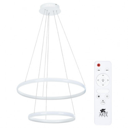 Arte Lamp MERIDIANA, Светильник подвесной, цвет арматуры - белый, цвет плафона/декора - белый, 1x70W LED, A2198SP-2WH