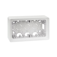 Simon Коробка наружной установки на  2 поста,  белый , 82 Detail, 8200760-030