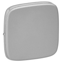 Valena ALLURE.Лицевая панель для выключателей одноклавишных.Алюминий