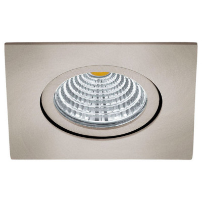 98308 Светодиод. встраиваемый светильник SALICETO димм. с рег-кой, 6W(LED), 88х88, 450lm, 4000K, алю