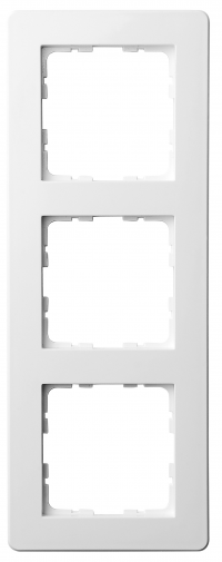 81103RW Рамка 3-х постовая гор./верт. с закругленным углом, белый , Wedder 81103RW Рамка 3-х постовая гор./верт. с закругленным углом, белый , Wedder