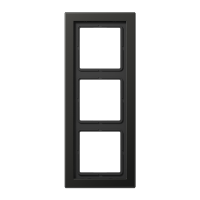 Рамка 3-кратная; антрацит, ALD2983AN