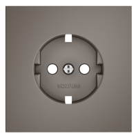 Накладка для розетки с заземлением, S70 (капучино), VLS000614