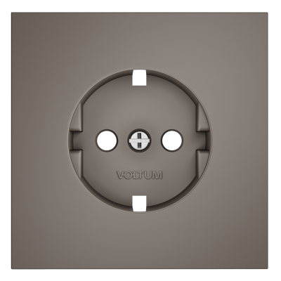 Накладка для розетки с заземлением, S70 (капучино), VLS000614