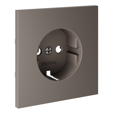 Накладка для розетки с заземлением, S70 (капучино), VLS000614